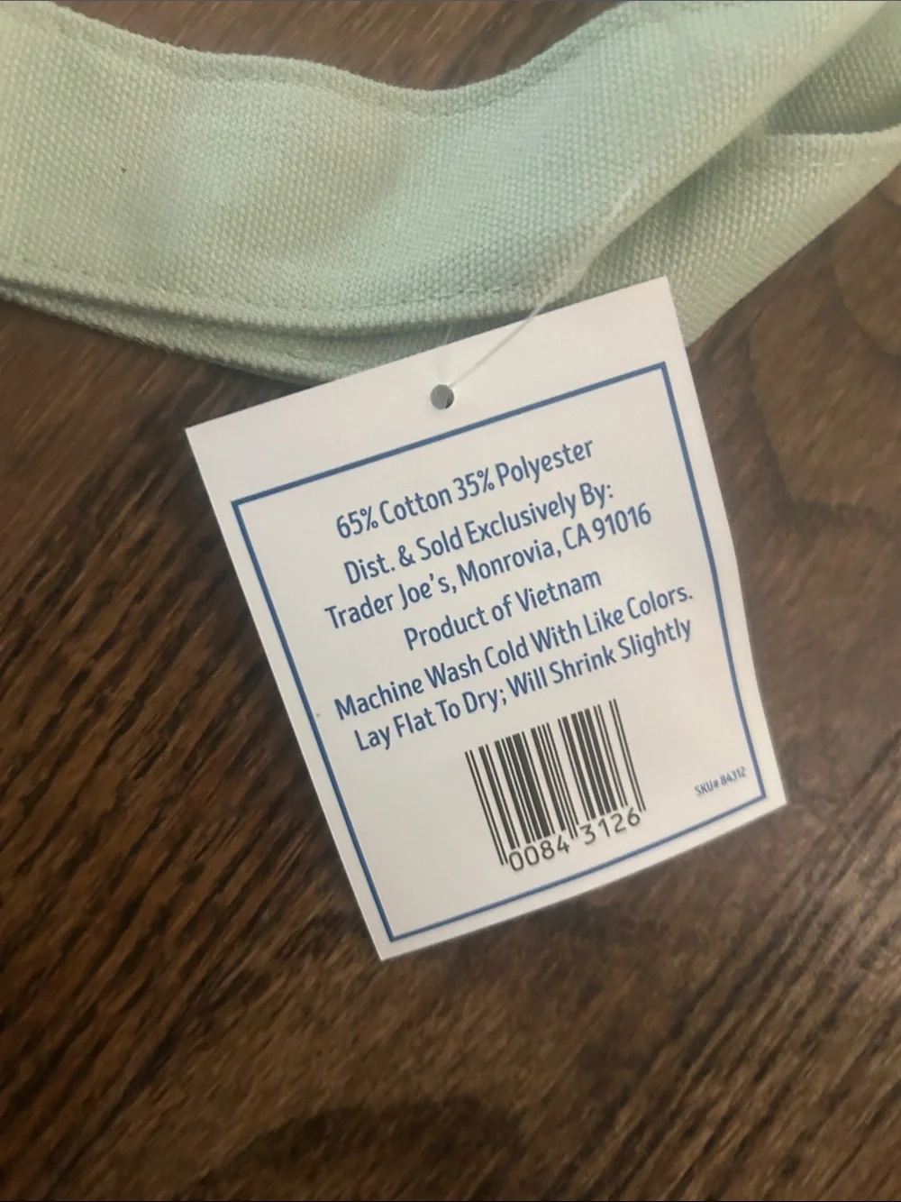 4 striped mini canvas trader joe bags